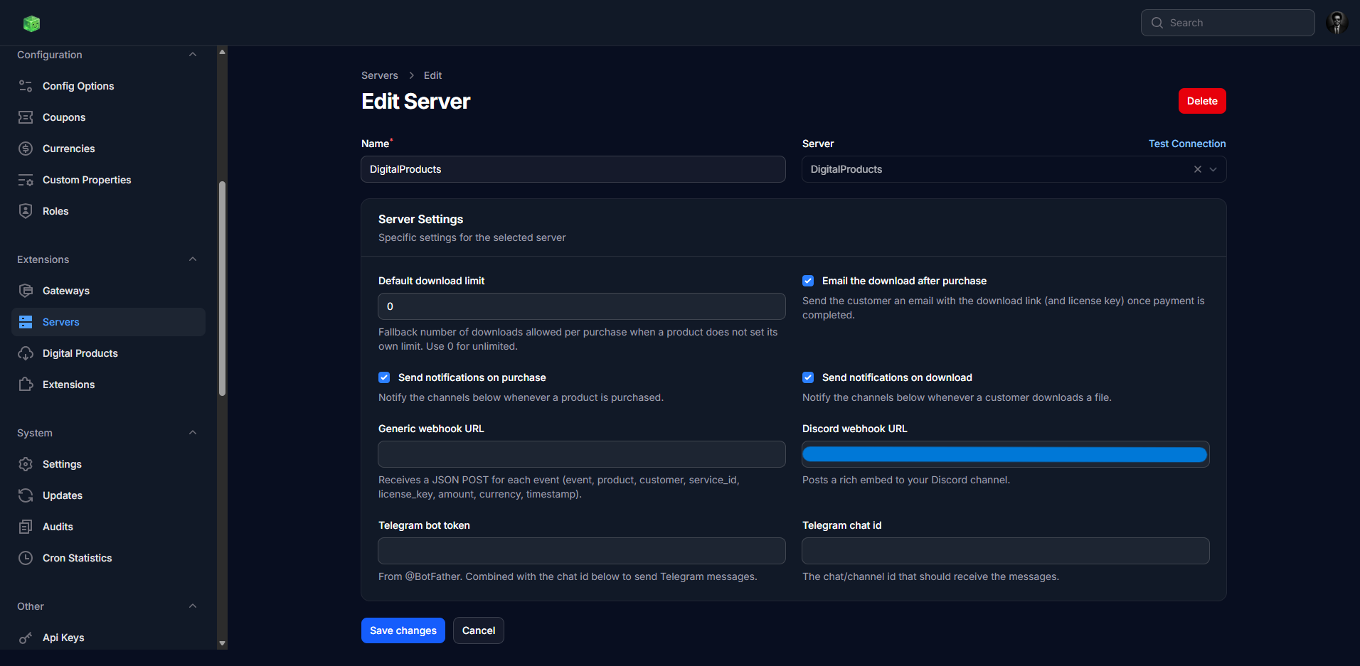 Digital Products for Paymenter - Screenshot 28