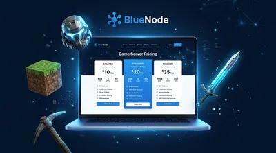 BlueNode - Game Server Hosting Website