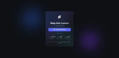 Discord Bot Dashboard Website Design