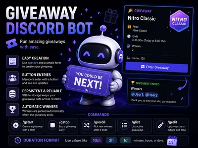 Giveaway Discord Bot