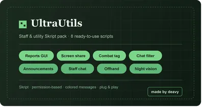  Staff & Utility Skript Pack
