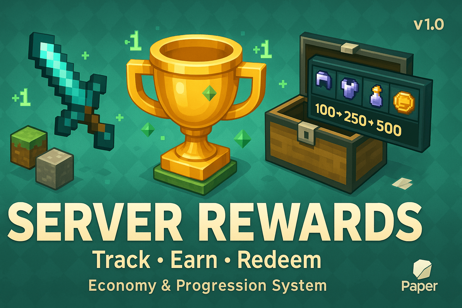 ServerRewards - Paper Plugin