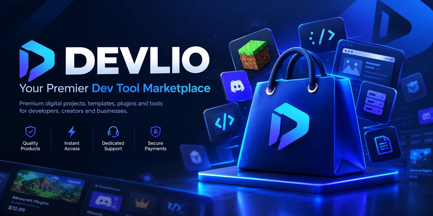 Devlio — Digital Project Marketplace